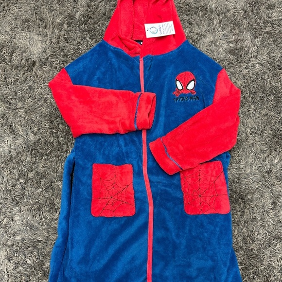 Kids Spider-Man Hooded Robe New size M <<26>> - Picture 2 of 6